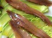 Ensalada anchoas aguacates