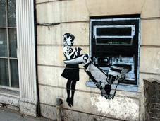 Banksy, moderación