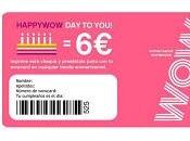 sobre cumpleaños: 'HAPPYWOW"