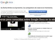 Google Docs educación