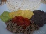 Carne Picada Nachos (Comida Mexicana)