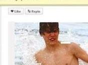fraude Pinterest Justin Bieber desnudo