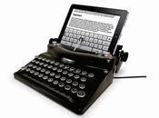 Máquina escribir manual para acceder tableta