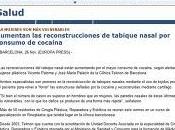 Aumentan reconstrucciones tabique nasal consumo cocaína