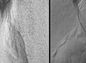 barrancos marcianos formaron flujo arena