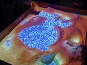 Kinect convierte cajón arena juego educativo