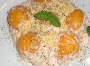melocotones rellenos