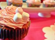 Cupcakes nubes fresas