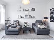 Elegante decoración gris