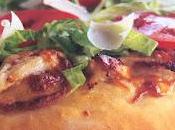 Pizza ensalada césar pollo