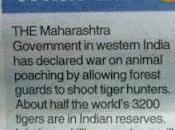india occidental estado maharashtra gobierno proclama herir matar cazadores furtivos sera considerado delito