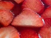 Tarta cuajada fresas