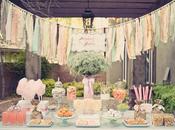 Decoración buffet vintage