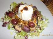 Ensalada templada champiñones uvas