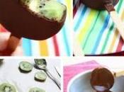 Kiwi chocolate: postre original
