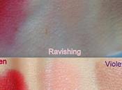 Swatches: Evilshades, coloretes, sombras labiales