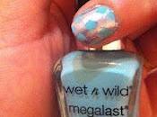 Nail Verde agua metal.