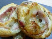 toca tapita: Rollitos hojaldre bacon queso