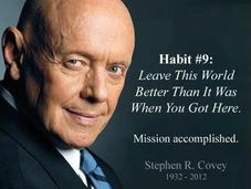 Stephen Covey Memoriam