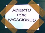 Cerramos Vacaciones