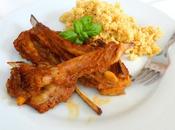 Chuletas cordero marinadas cous-cous