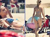 Michelle Jenner relaja playa