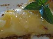 Tarta pera crema limon