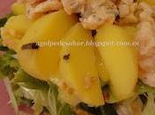 Ensalada mango salmón