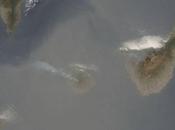 Canarias: Imagen satélite (11.08.2012) incendio Gomera