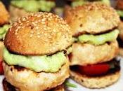 Infernales mini-hamburguesas pavo guacamole