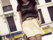 Yellow dots skirt