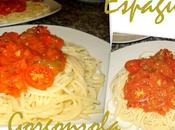 Espaguetis salsa gorgonzola