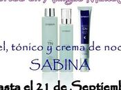 Sorteo Gel, Tónico Facial Crema Noche "Sabina"