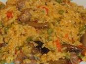 Arroz salchichas setas (Fussioncook)