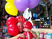 Guirnaldas globos, globos cadena