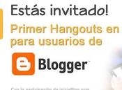 iniciaBlog primer Hangout oficial Blogger español