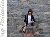 Wearing Paillettes Skirt