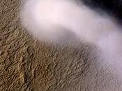 ¿Pueden remolinos polvo crear metano atmósfera Marte?