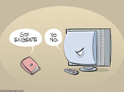 Siempre había preferido televisión leer libro