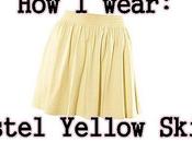 wear: Pastel Yellow Skirt