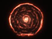 ALMA localiza sorprendente estructura espiral