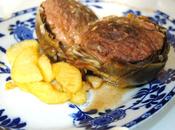 Alcachofas rellenas carne