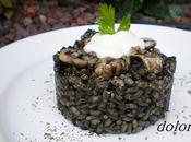 Arroz negro chipirones