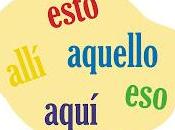 pronombres adjetivos demostrativos