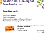 Curso virtual: Gestión aula digital; learning class