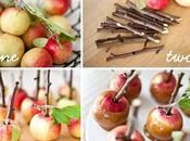 Manzanas cubiertas caramelo