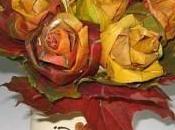 Rosas hechas hojas secas