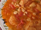 Sopa "poncima" camarones