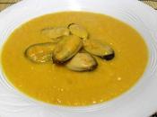 Crema boniato mejillones