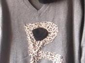 Jersey "Letra print animal"
